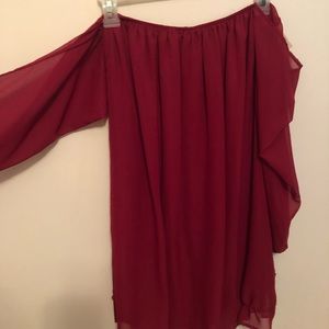 Maroon dress
